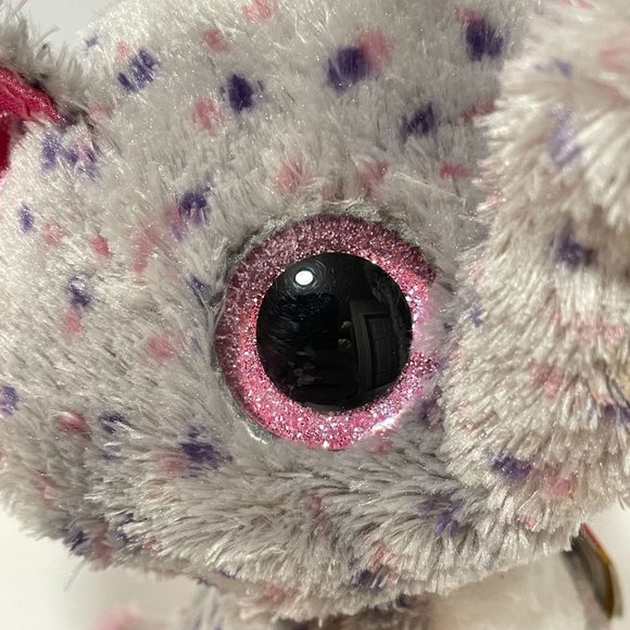 TY Beanie Boos Plush Specks Elephant Stuffed Animal Glittery Eyes Toy with Tag - Picture 3 of 13